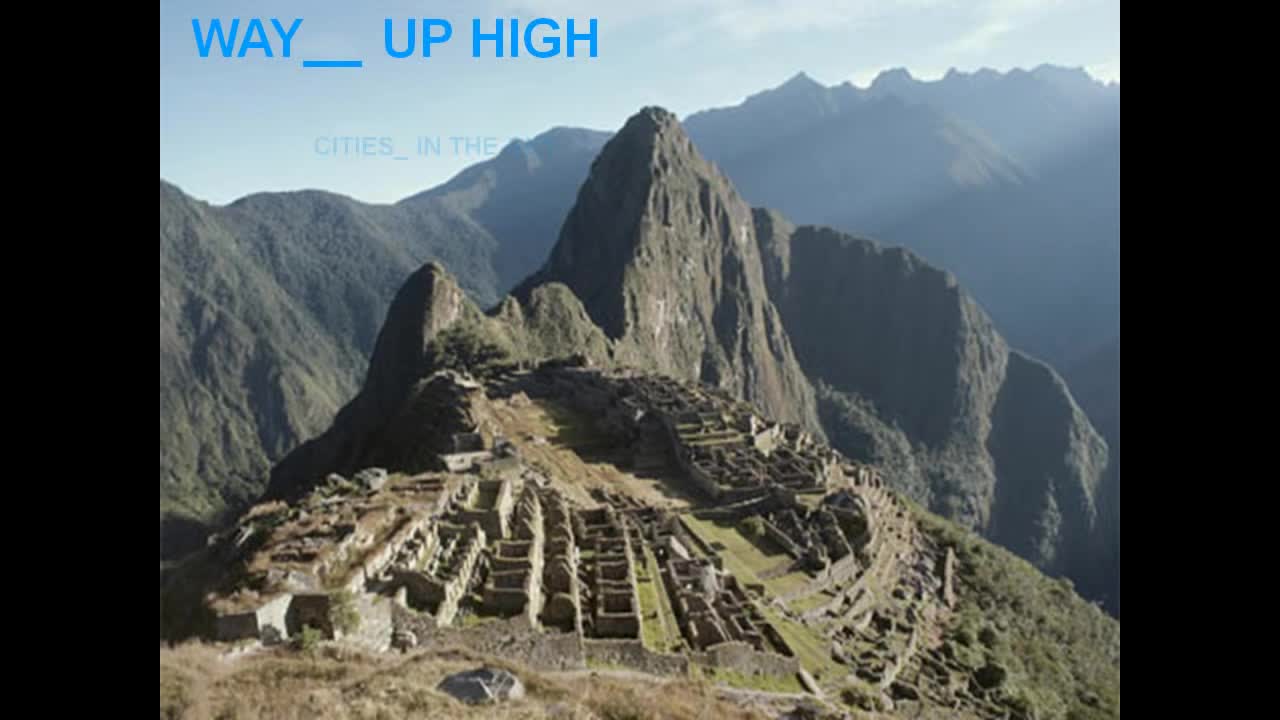 The Inca Rap Music Video