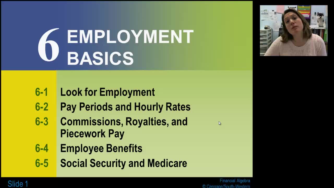 Lesson 6-1: Look for Employment
