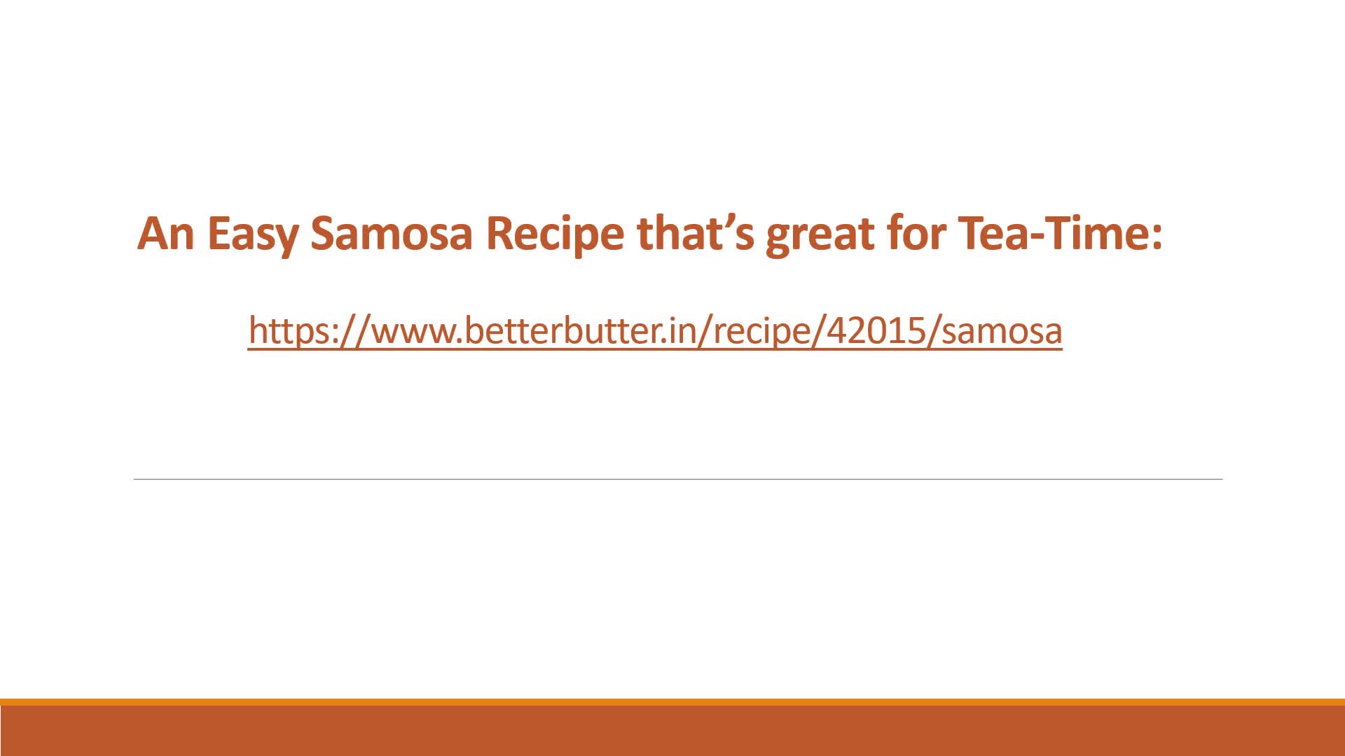 An Easy Samosa Recipe