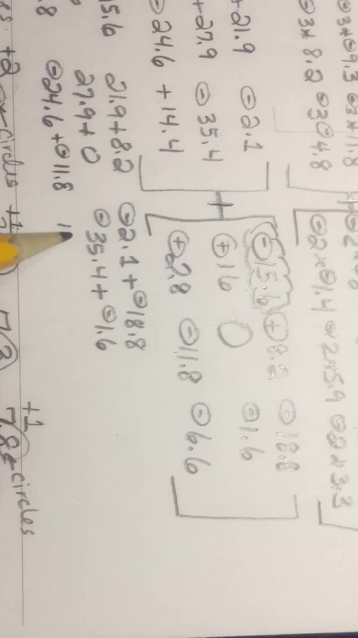 Matrices - Video 6 of 6 - Multiply, Add, Subtract Decimals