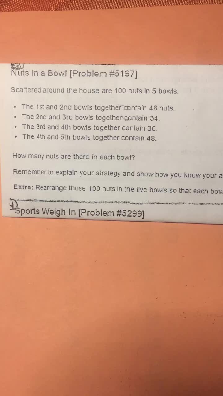 #3RISE Word Problem- Video1of2