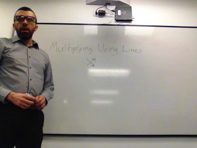 Japanese Multiplication/Multiplying Using Lines