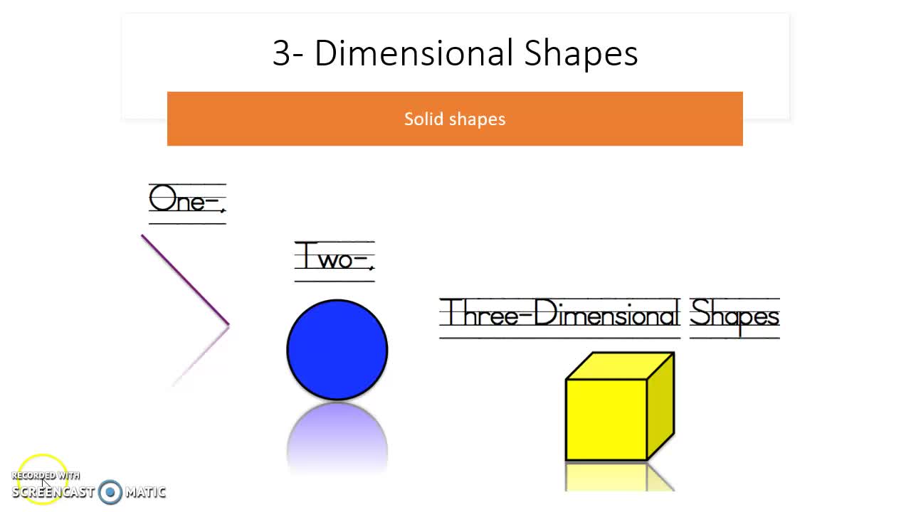 3-D Shapes