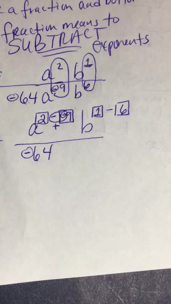 Exponents - 6 Rules - Video 6 of 6