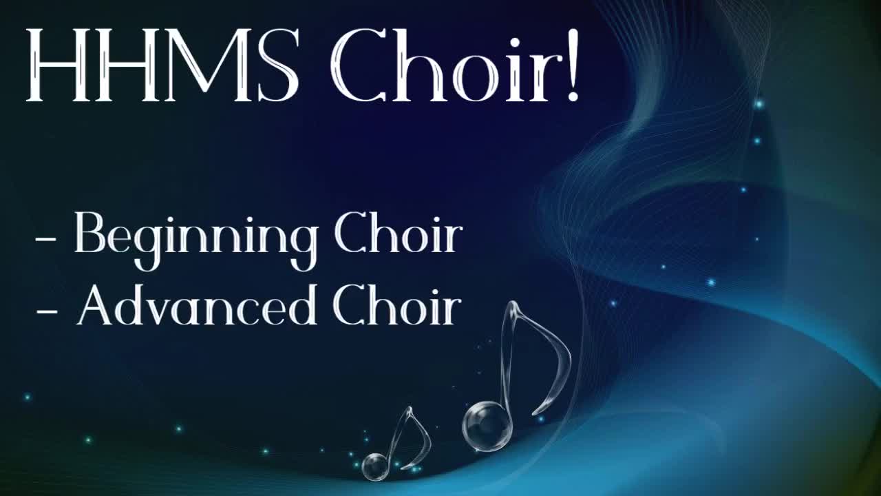 HHMS Choir Video