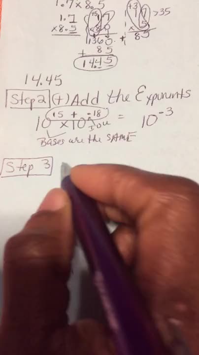 Scientific Notation(MULTIPLY)-Video2of2