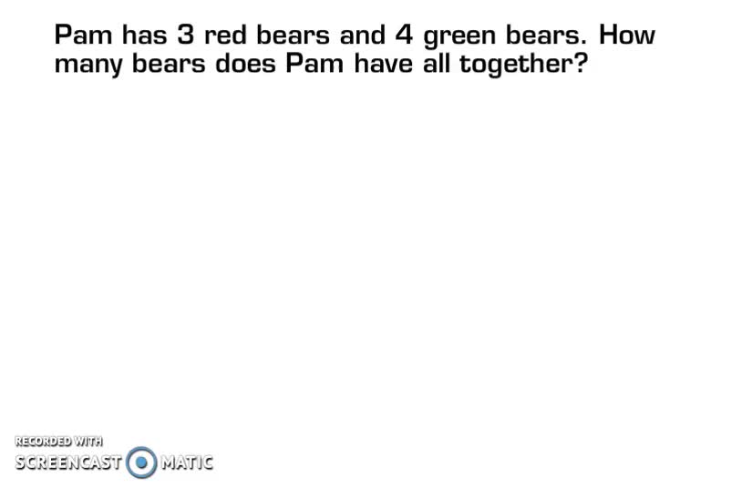 Representing Addition/Subtraction Word Problems