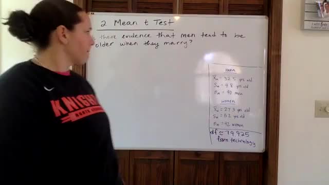 Lesson 2 - 2 Mean Test