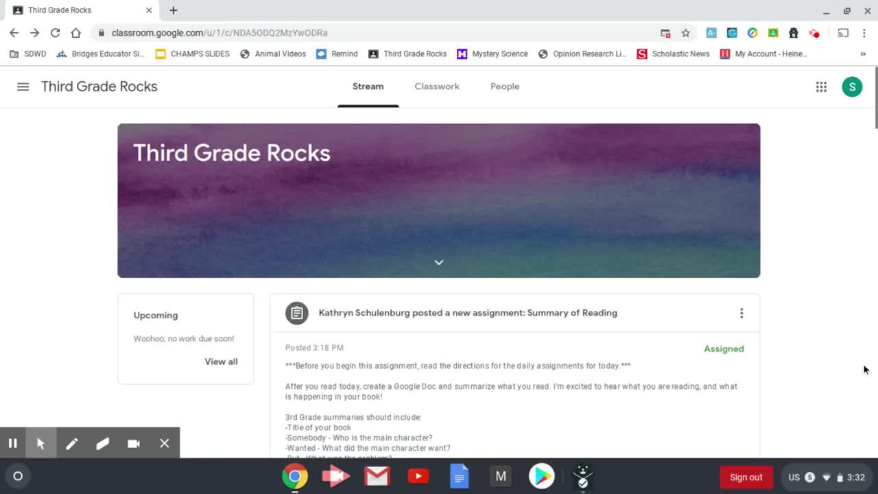 How to create a Google Doc on Google Classroom