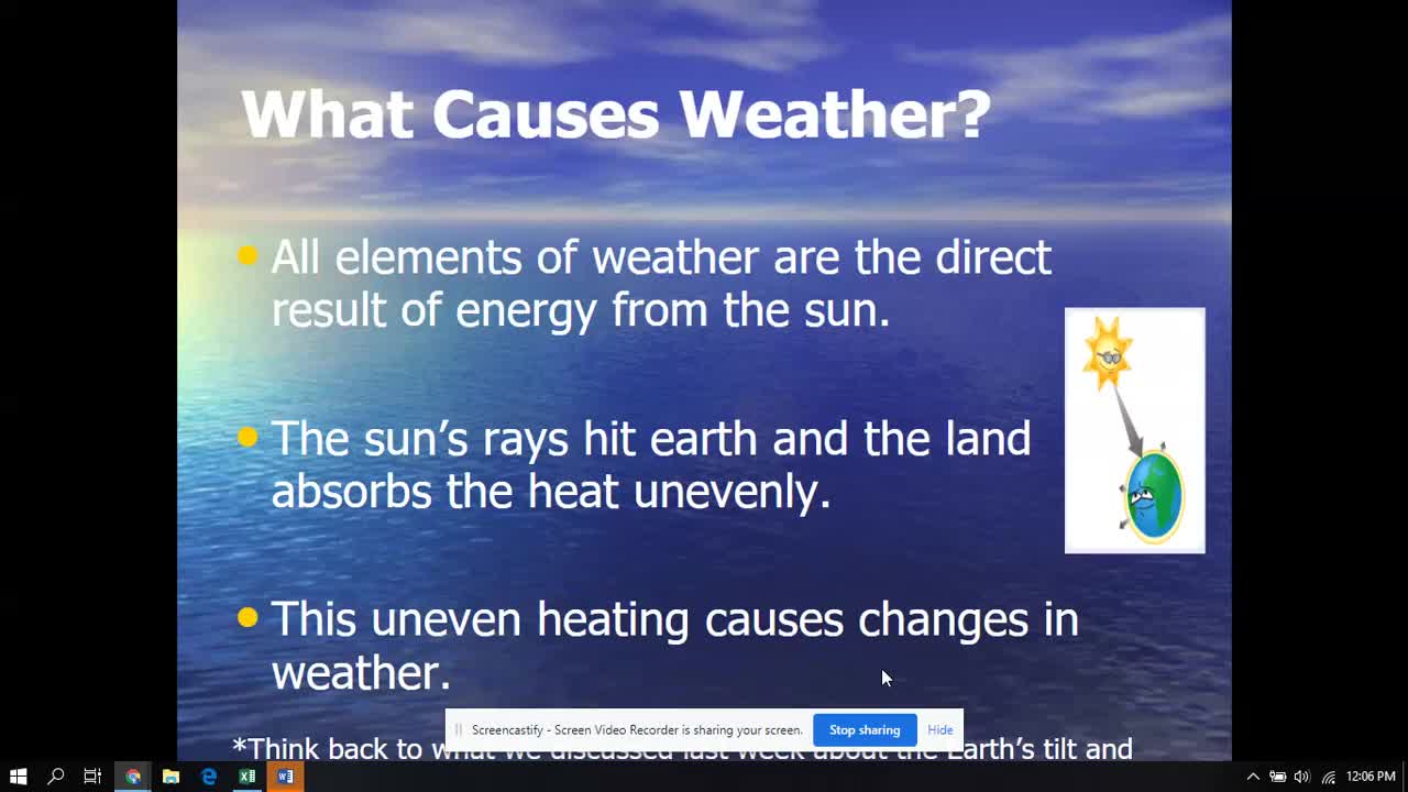 Weather:  Video #1