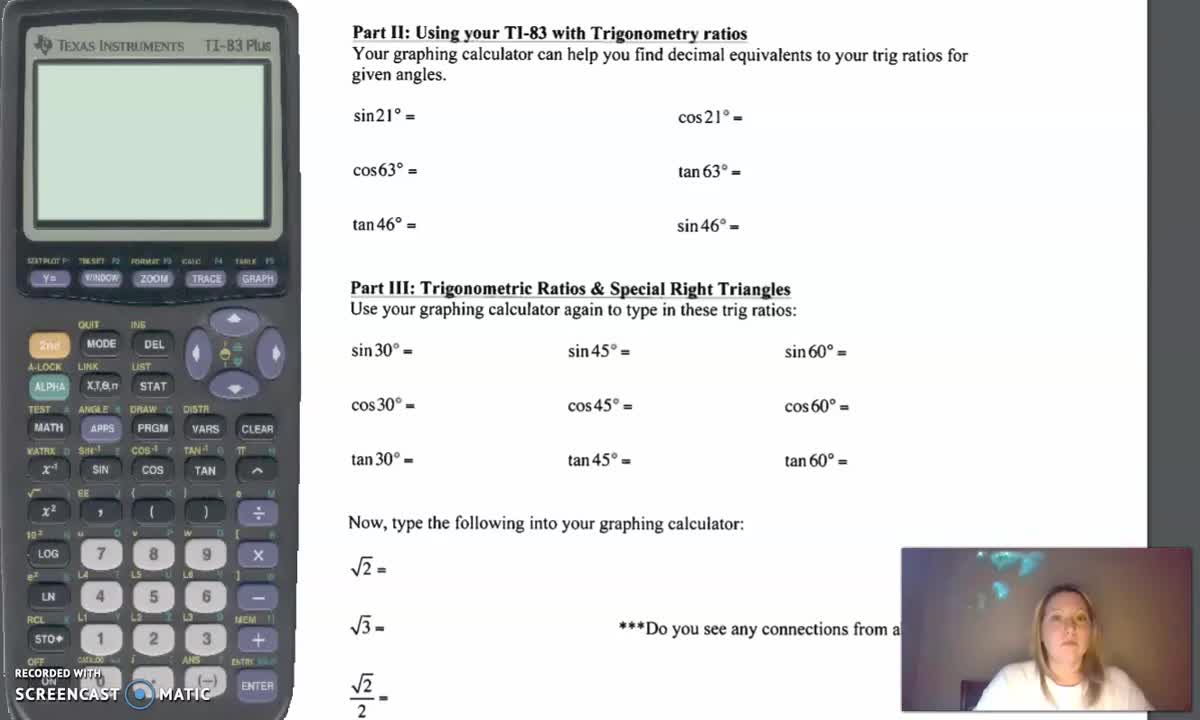 MA 8-3 Notes Part 2 3/19/2020