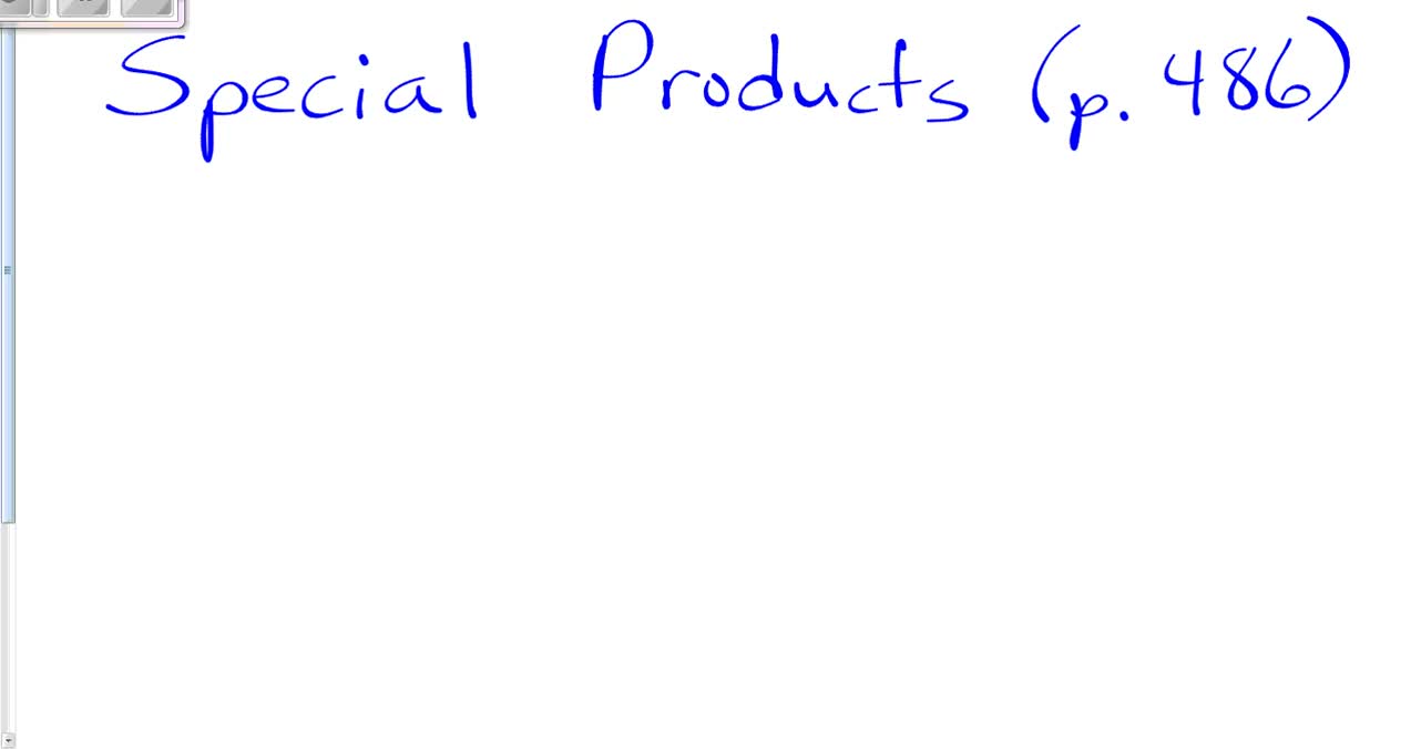 Special Products