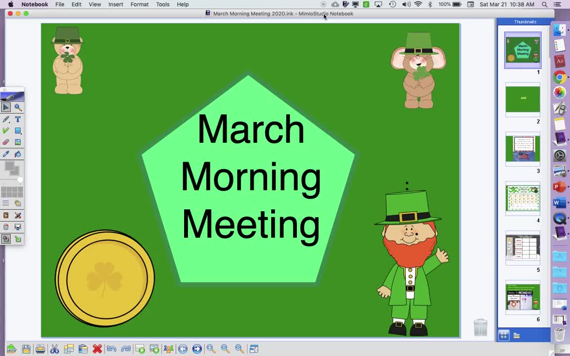 3/23 - Morning Meeting