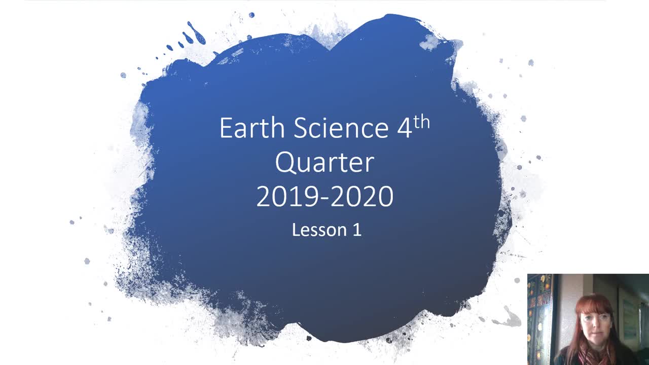 Earth Science Quarter 4 Lesson 1