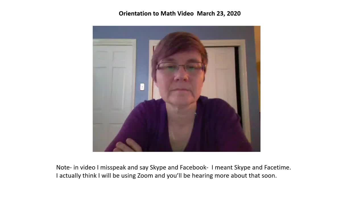 Ms. O's Orientation Video