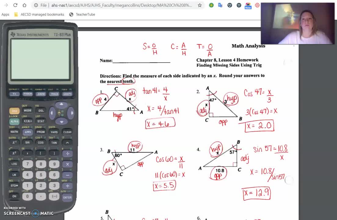 MA 8-3&4 HW AKs 3-23-20