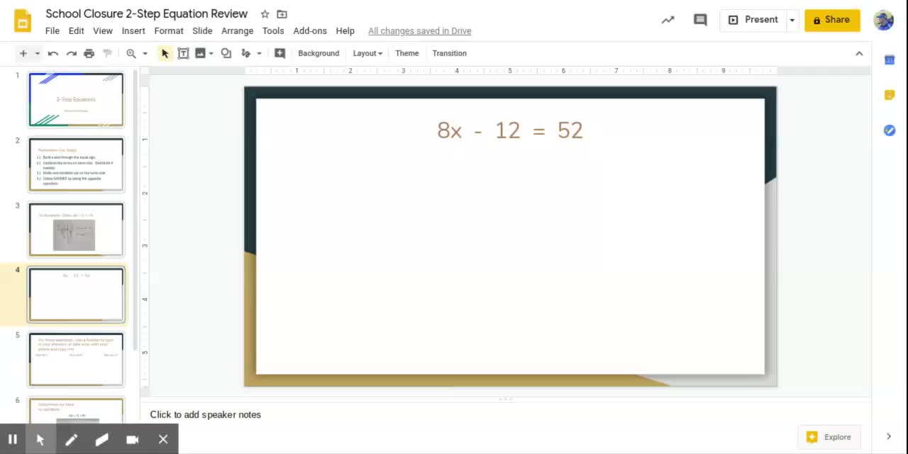 2-Step Equation (Quick Example)