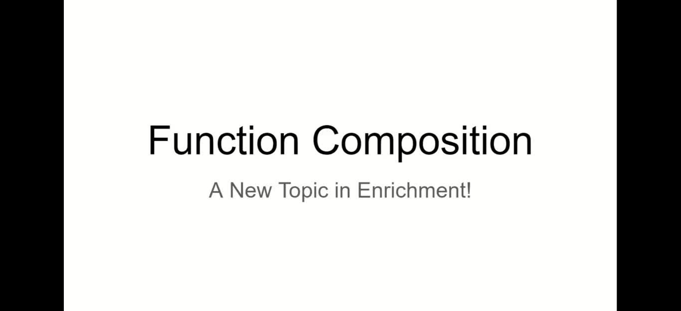 Function Composition Try 2 Part 1