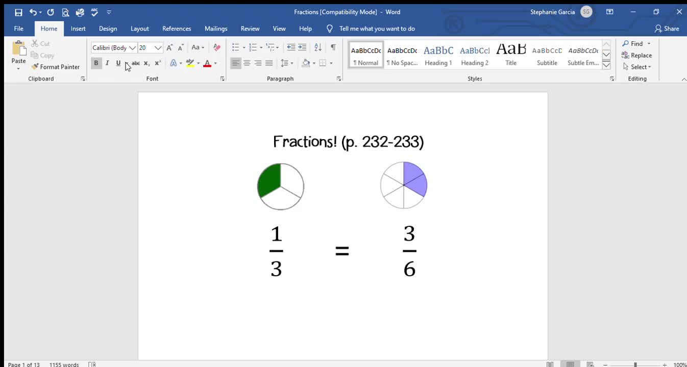 Ch 8 Fraction Review