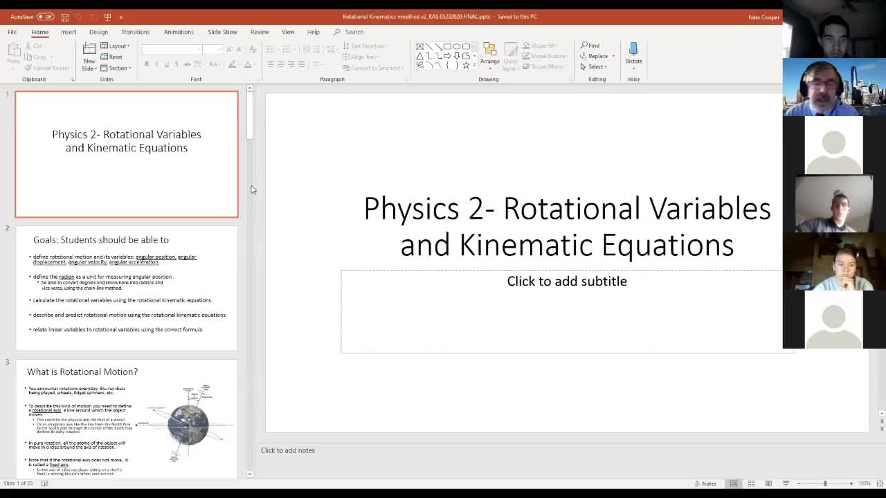 Physics 2 Lecture 1: Rotational Variables