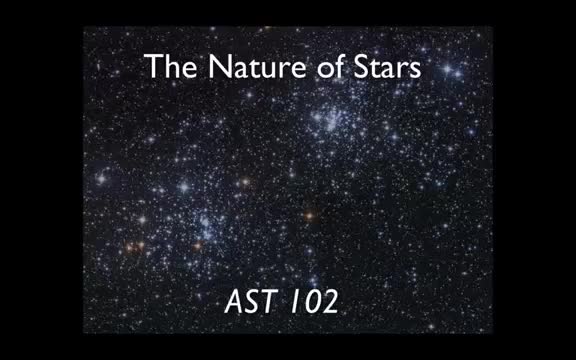 Lecture 14 - The Nature of Stars