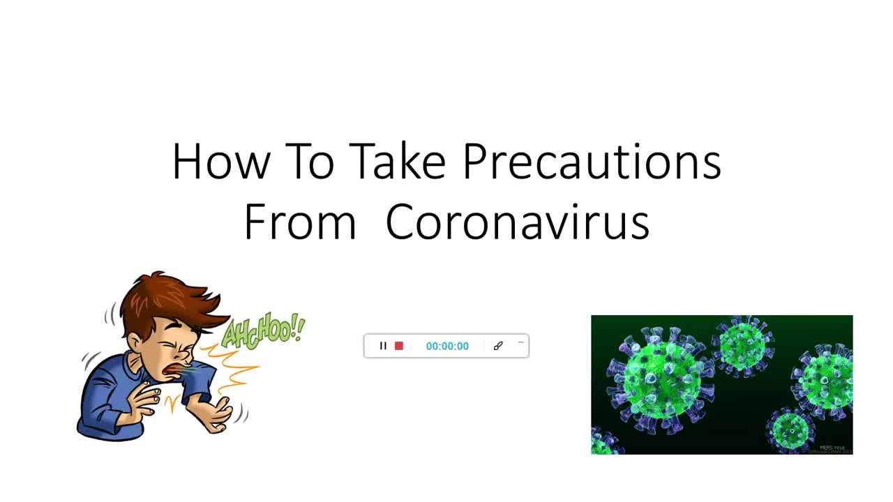 How to Take Precautions From Coronavirus