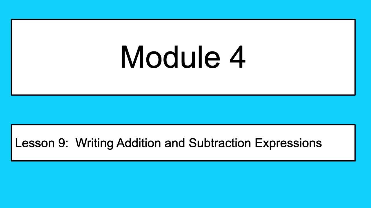 Module 4 Lesson 9