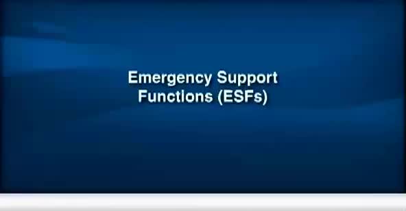 FEMA Emergency Support Functions