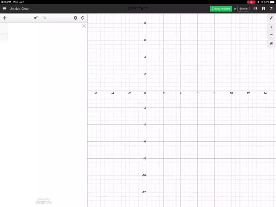 The Tangent Function on Desmos