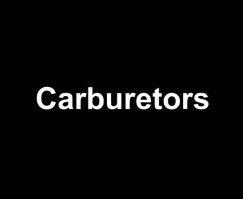 Carburetors