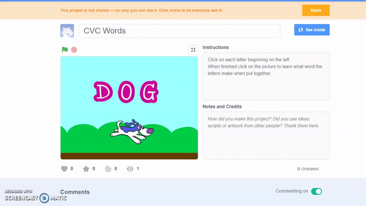 Scratch CVC Project