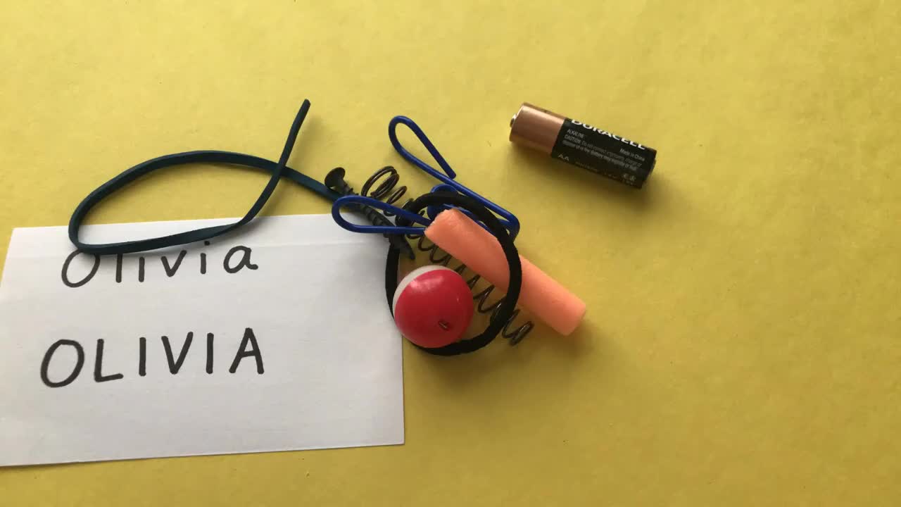 Stop Motion Found Objects Name Art Project