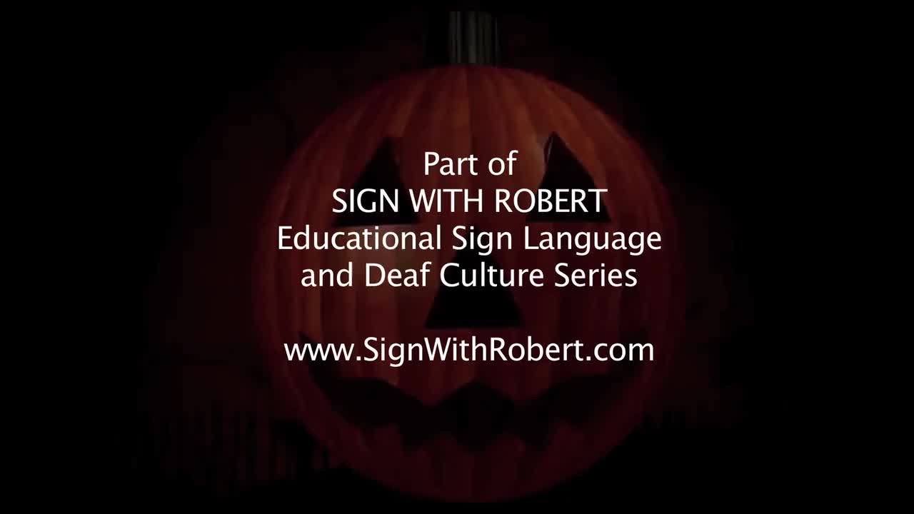 ASL - Halloween Signs in American Sign Language