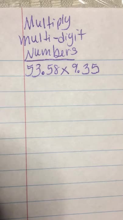 Decimals-Multiply-3 by 3-VIDEO 1