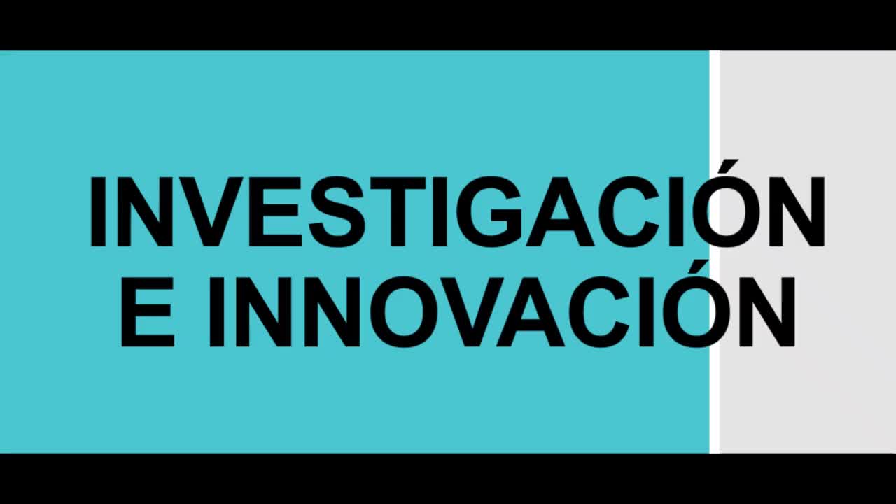 1. INVESTIGACIÓN E INNOVACIÓN