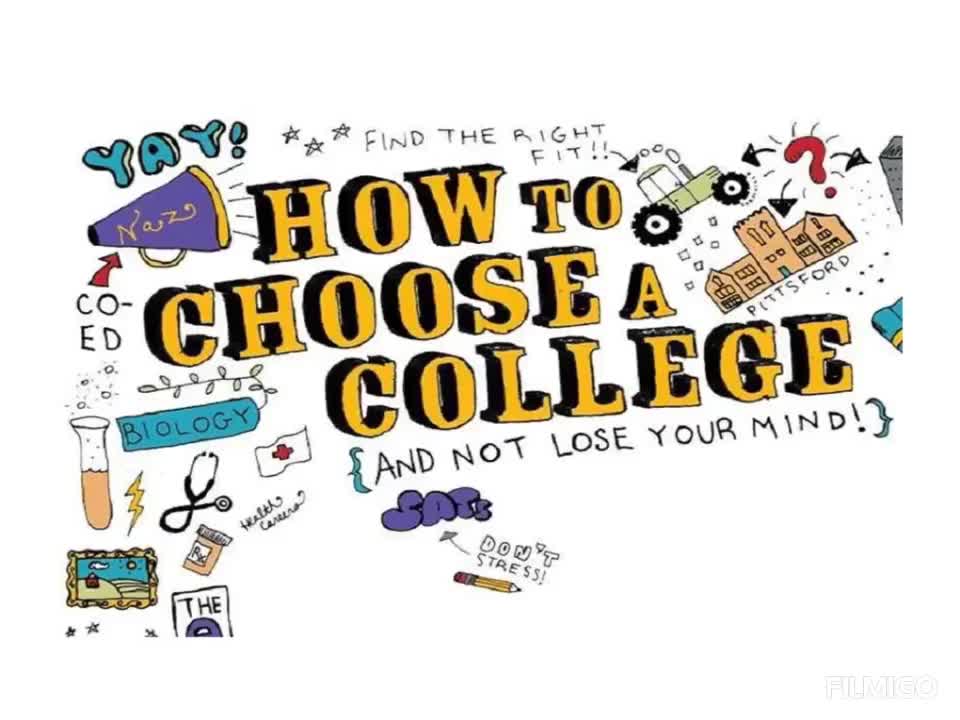 How can I choose the right college?