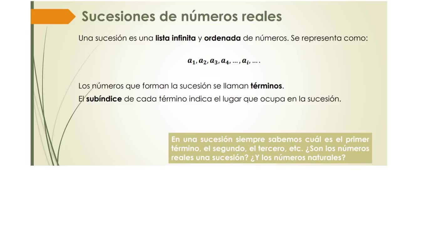 Sucesiones y formas de expresar una sucesión