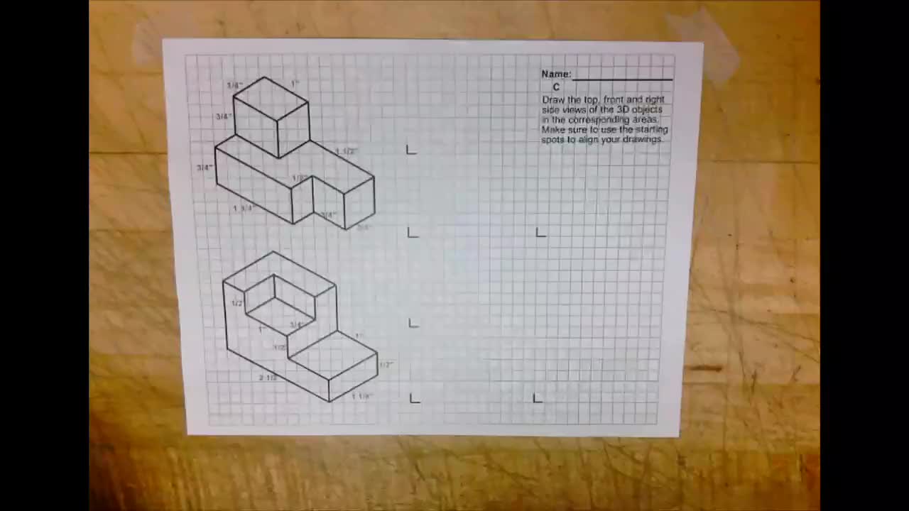 Orthographic Drawing C