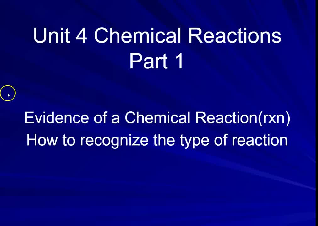 Chem U4 part 1