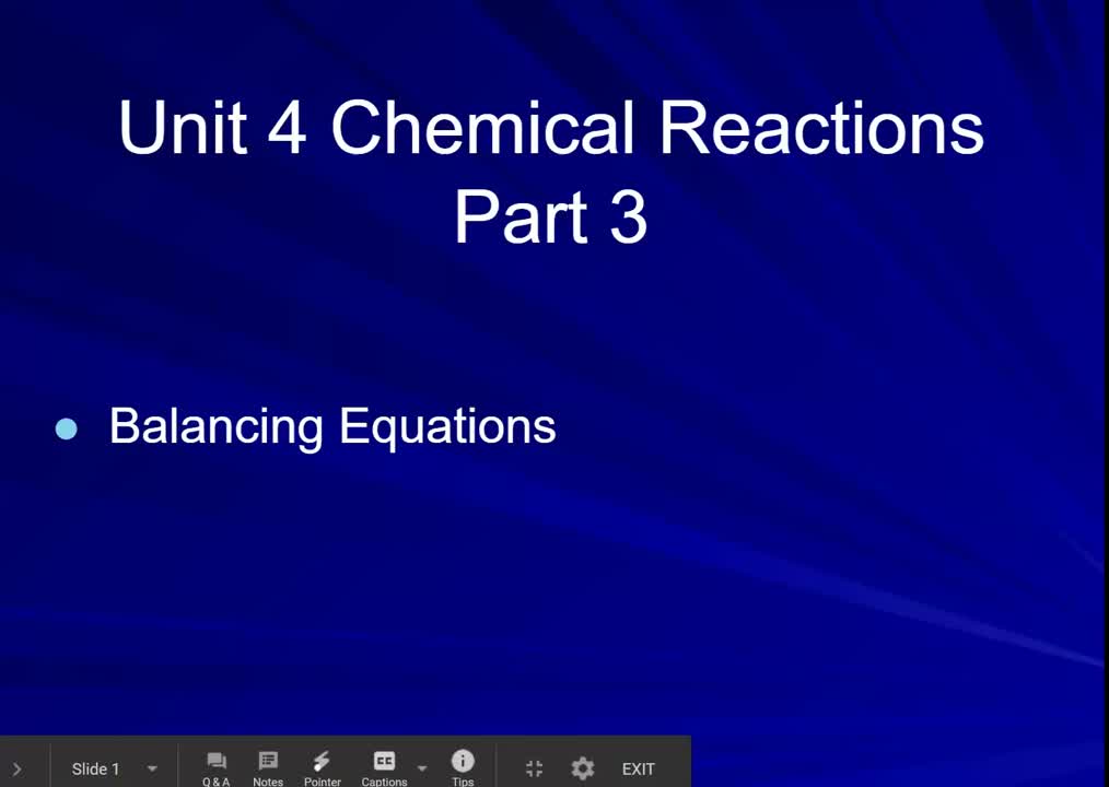 Chem U4 part 3