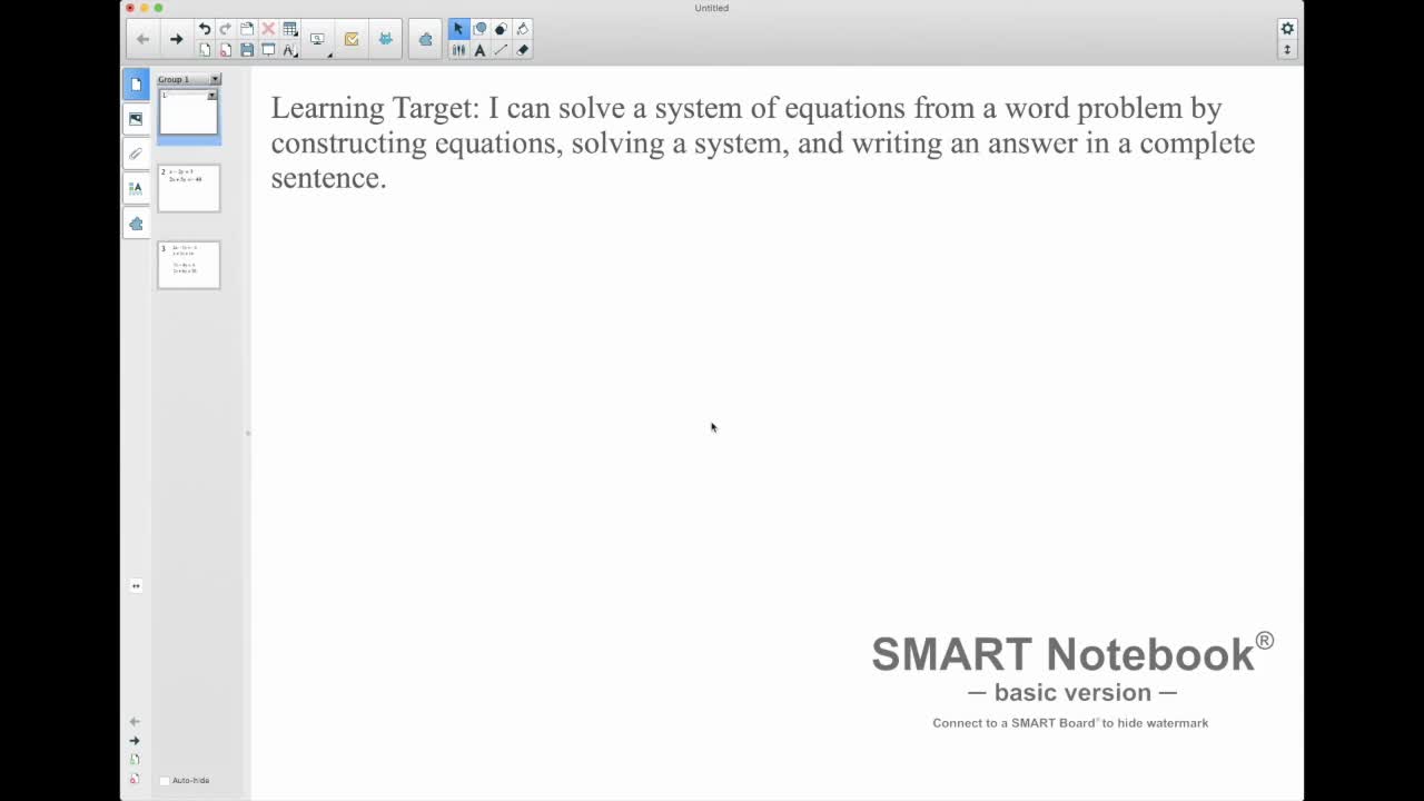 Using Desmos To Find A Solution To A System Of Equations