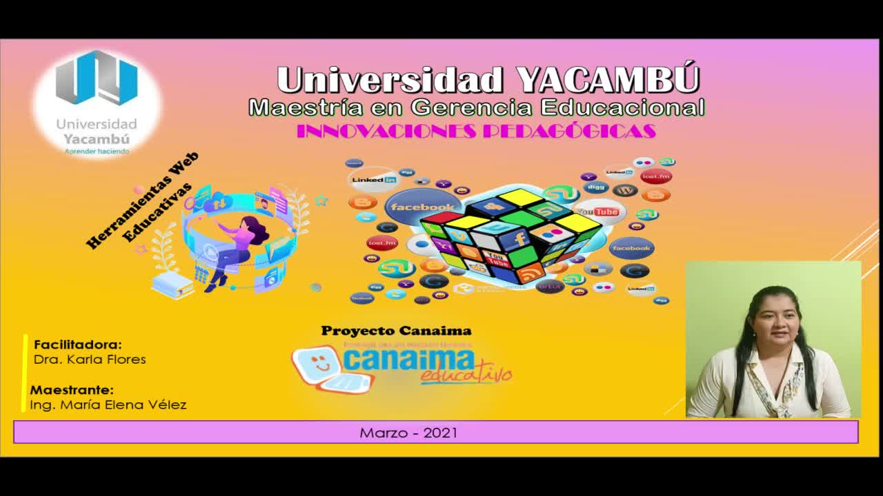 Herramientas Web Educativas  Proyecto Canaima