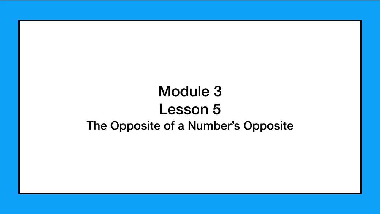 Module 3 Lesson 5 Grade 6