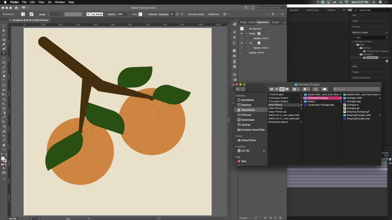 Swaying Oranges | After Effects Tutorial