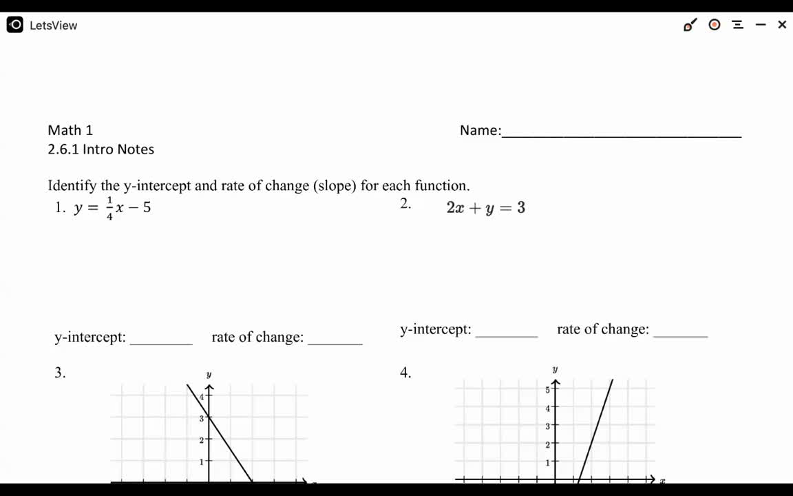 Math 1 - 1.6.1 Notes