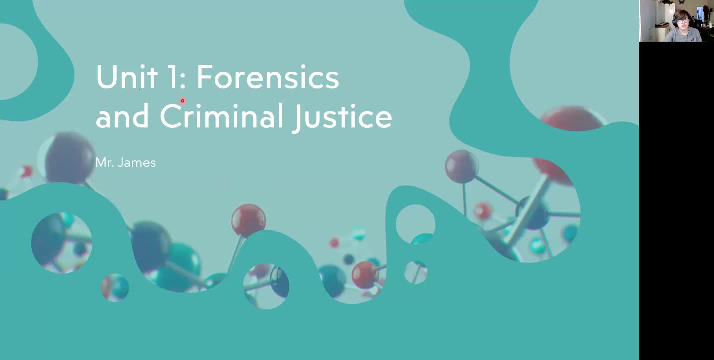 Forensic Science Unit 1 Introduction
