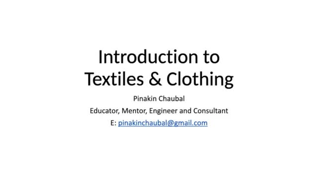 Are you looking to learn about Textiles and Clothing?