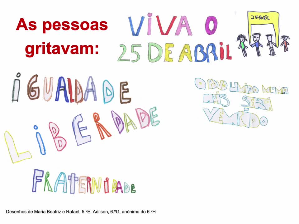 The April 25th revolution told by the students of the Paulo da Gama School, Portugal