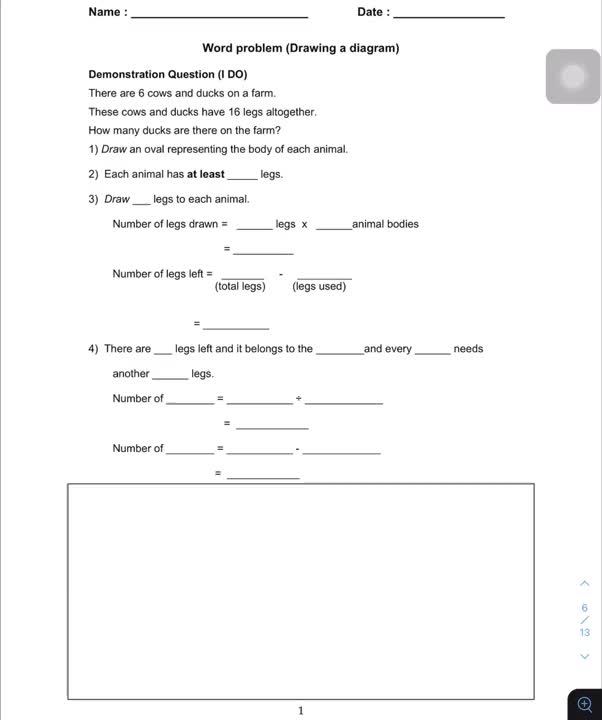 Draw a diagram 1