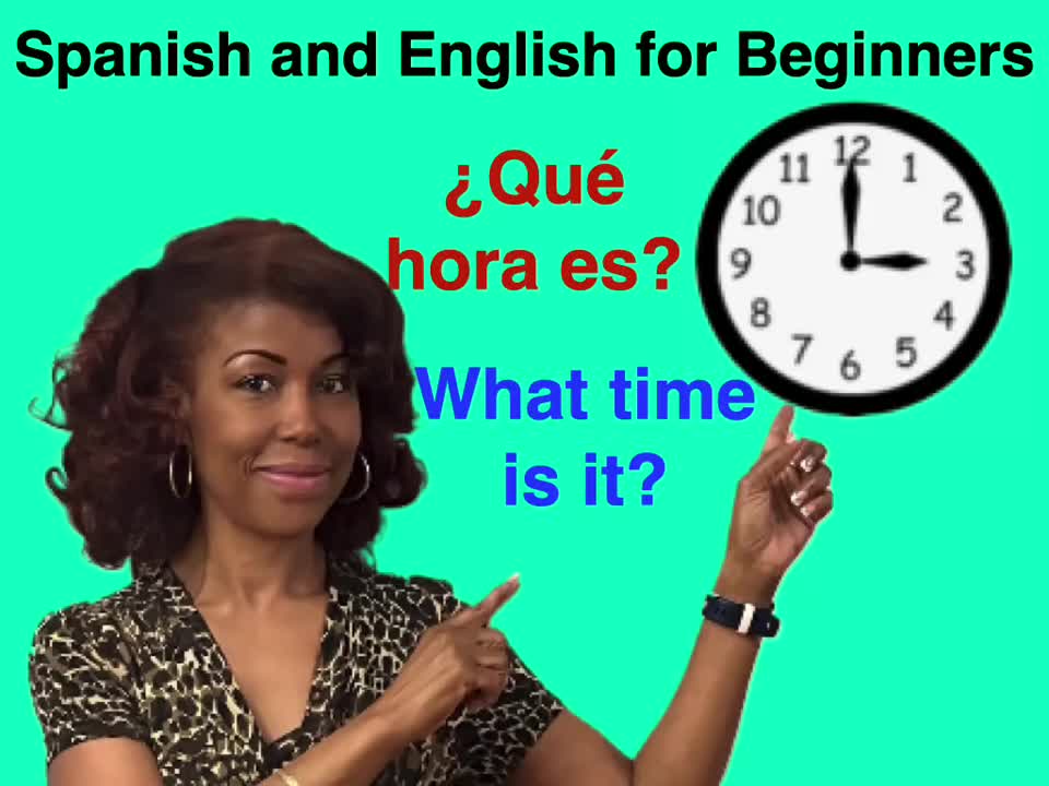 Telling Time in Spanish and English